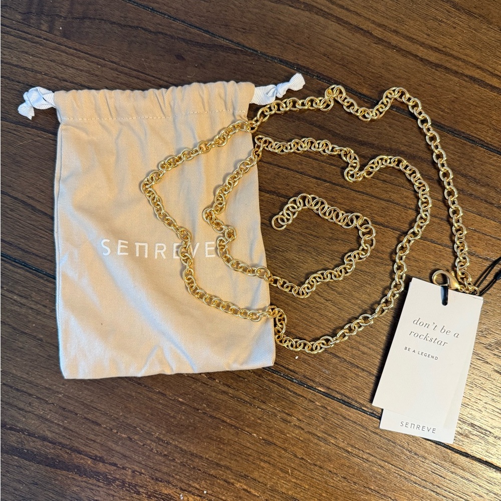 Senreve Gold Bag Strap